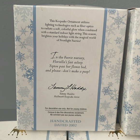 💙Frostlight Faries ,Halmark Keepsake Ornament Lot from 2002 - Picture 9 of 10